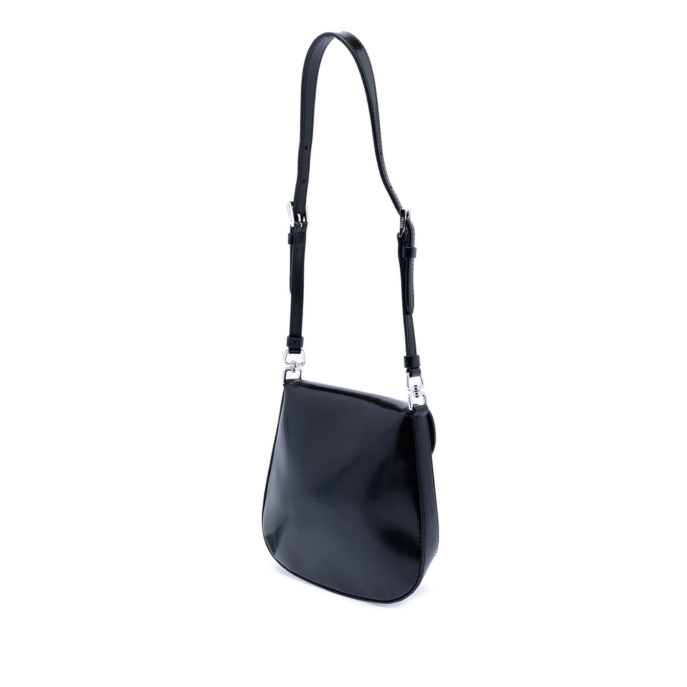 Pre-Loved Prada Mini Brushed Leather Cleo Flap - Picture 2 of 7